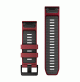 QuickFit 26 Watch Bands, Marsala/Graphite Silicone - 26 mm - 010-13393-06 - Garmin